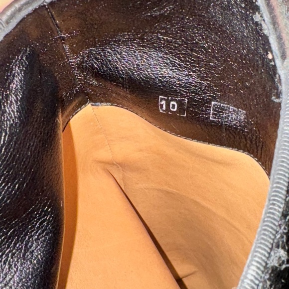 Black Leather Knee-High Boots - Picture 10 of 17